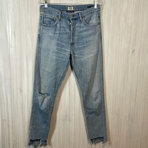 COH LIYA HI-LO HEM CLASSIC FIT DISTRESSED 27